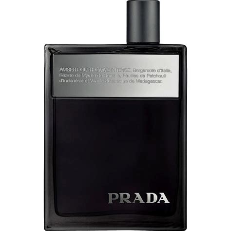 prada amber intense fragrantica|prada amber homme aftershave.